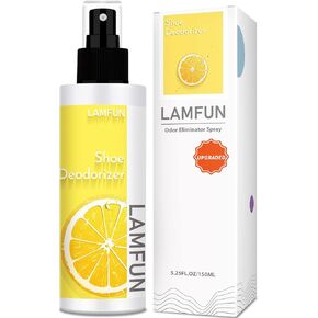 Shoe Deodorizer Spray, Natural Deodorant Spray, Odor Eliminator for Feet, Shoes and Gym Bags, Fights Odor and Stink, Freesia Fragrance, 150ml