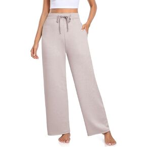 Air Essentials Wide Leg Sweatpants Women High Waist Sweat Pants with Side Pockets
