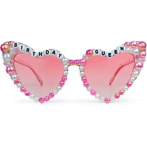 Birthday Glasses for Women，Birthday Queen Sunglasses for Happy Birthday Party Gifts