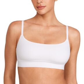INLYRIC Women's Cotton Bralette - Wireless Unlined Sleep Comfortable Seamless Cami Bra in Saudi Arabia