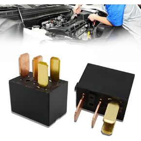2 Pack AC Relay Multiple Use Relay, 4 Pins Power Relay Assembly Starter Relays, 39794-SDA-A05 39794-SDA-A03, Fits Accord Civic Crosstour CR-V Odyssey Element Acura MDX TSX TL