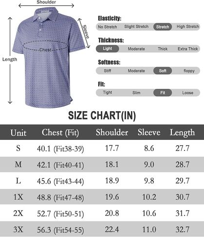 APTRO Men's Golf Polo Shirts Moisture Wicking Dry Fit Quick Dry Short Sleeve Polo Shirts in Saudi Arabia