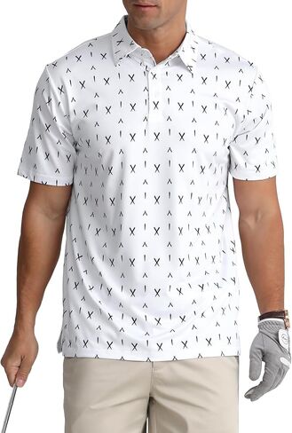 APTRO Men's Golf Polo Shirts Moisture Wicking Dry Fit Quick Dry Short Sleeve Polo Shirts in Saudi Arabia