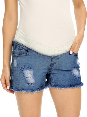 V VOCNI womens Denim Shorts in Saudi Arabia