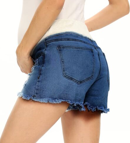 V VOCNI womens Denim Shorts in Saudi Arabia