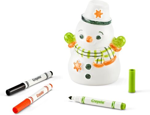 Crayola Light-Ups - Snowman, Light Up Snowman Toy, Reusable Coloring Toy, Light Up Snowman Decoration for Indoors, for Kids in Saudi Arabia