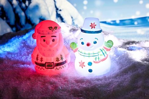 Crayola Light-Ups - Snowman, Light Up Snowman Toy, Reusable Coloring Toy, Light Up Snowman Decoration for Indoors, for Kids in Saudi Arabia