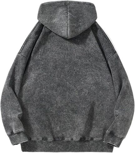 Chaos World Women Oversized Hoodies Acid Wash Pullover Vintage Hoodie Heavyweight Sweatshirt Streetwear in Kuwait