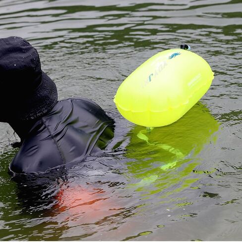 2 Pack Swim Buoy Float, Pool Floats Adult, Swimming Bubble Safety Float with Adjustable Waist Belt in Saudi Arabia