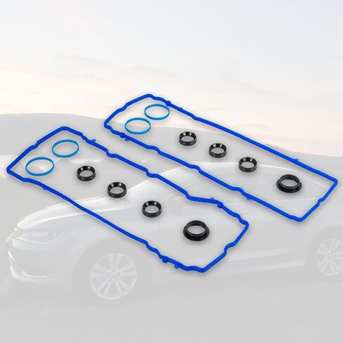 Valve Cover Gasket Set,Compatible with 3.6L Dodge Journey Charger Avenger,Ram 1500, ProMaster,Chrysler 200 300,Jeep Cherokee, Wrangler-Replace VS50805R 5184596AE in Saudi Arabia