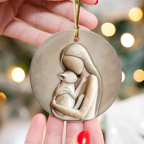 Horse Ornaments for Christmas Tree 2024, Horse Gifts for Women, Double Sided Ceramic Ornaments Hanging Decor, Horse Gifts Christmas Keepsake, Christmas Decorations for Tree in Kuwait