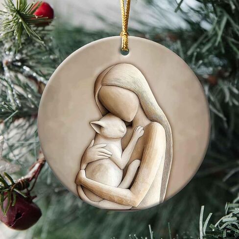Horse Ornaments for Christmas Tree 2024, Horse Gifts for Women, Double Sided Ceramic Ornaments Hanging Decor, Horse Gifts Christmas Keepsake, Christmas Decorations for Tree in Kuwait