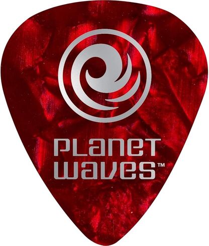 D'Addario Accessories White Pearl Celluloid Guitar Picks, 25 pack, Light in Kuwait