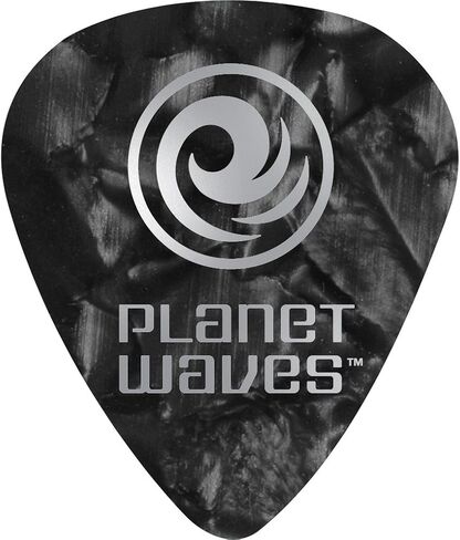D'Addario Accessories White Pearl Celluloid Guitar Picks, 25 pack, Light in Kuwait
