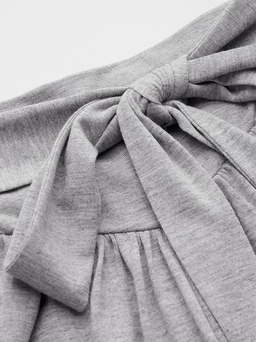 CIDER Mid Rise Solid Knotted Ruffle Wide Leg Trousers in Saudi Arabia