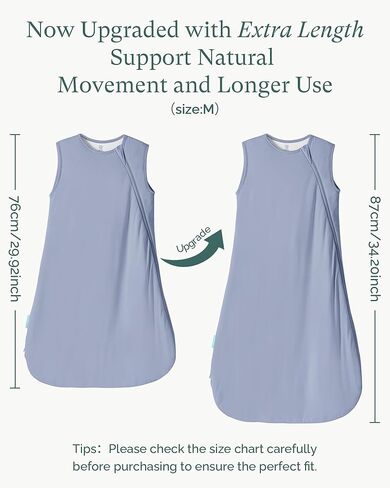 Supersoft Sleep Sack 1.0 TOG, Premium Bamboo Viscose Toddler Sleeping Bag, 2-Way Safe Zipper Sleepsacks 2-4T (Dolphin) in Saudi Arabia