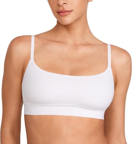INLYRIC Women's Cotton Bralette - Wireless Unlined Sleep Comfortable Seamless Cami Bra in Saudi Arabia
