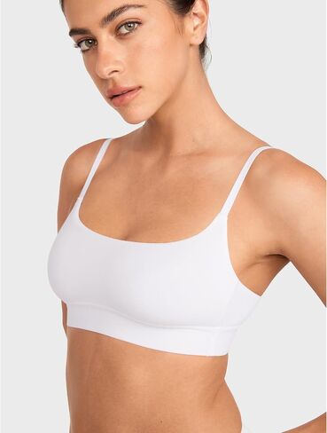 INLYRIC Women's Cotton Bralette - Wireless Unlined Sleep Comfortable Seamless Cami Bra in Saudi Arabia