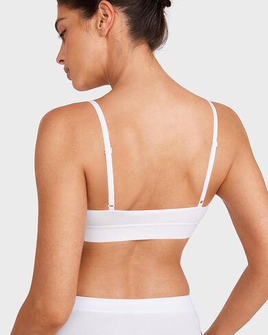 INLYRIC Women's Cotton Bralette - Wireless Unlined Sleep Comfortable Seamless Cami Bra in Saudi Arabia