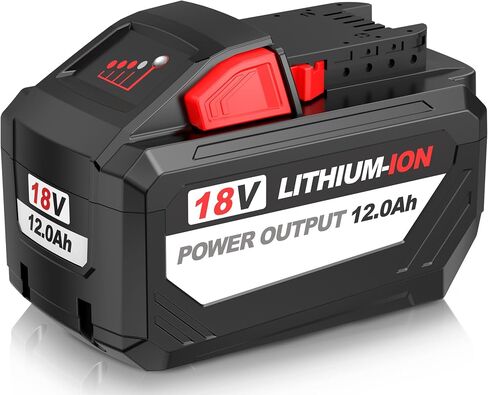 S SKSTYLE 8.0Ah Replacement Battery for Milwaukee M18 48-11-1880 18v 8.0 Ah Lithium-Ion Battery Pack (Compatible with All Milwaukee 18-Volt Cordless Power Tools) in Saudi Arabia
