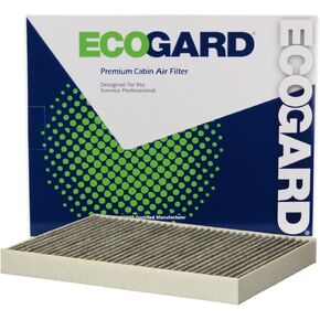 فلتر هواء المقصورة الفاخر من ECOGARD XC10582C مع مزيل رائحة الكربون المنشط يناسب Audi Q5 2018-2021، Q7 2017-2019، A4 Quattro 2017-2020، A4 2017-2020، SQ5 2018-2021، Q8 HYBRID 2019-2020
