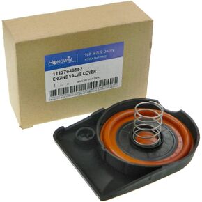 HWATPS 11127646552 11127603390 PCV Valve Cover Valve Cap With Membrane Compatible with Mini Cooper N13 N18 R55 R56 R57 R58 R59