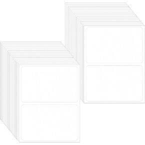50 Sheets to/from All-Purpose Address Mailing Labels, Self Adhesive Mailing Labels Stickers for School Office and Home (Blank Style,4.5 x 3.5 Inch)
