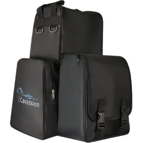 UNISTRENGH Professional Horse Riding Boots Carry Bag Portable Durable Equestrian Bags With Helmet Compartment