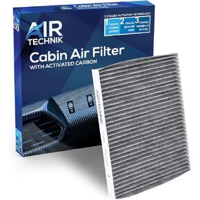فلتر هواء المقصورة AirTechnik CF12283 مع الكربون المنشط | يناسب كرايسلر باسيفيكا 2017-2024، فوييجر 2020-2024، جراند كارافان 2021-2024 - 68308950AB in Kuwait