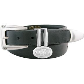 NCAA Oklahoma State Cowboys Zep-Pro Leather Concho Tapered Tip Belt