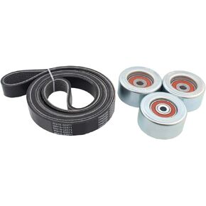 NewYall Drive Belt and Idler Pulley Kit for Toyota Tacoma 2005-2014 7PK2119, 16603-0P030,16604-0P011