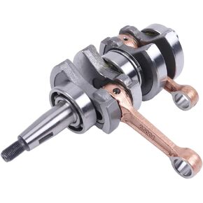 WQSING Engine Crankshaft Assy 63V-11400-01 Compatible with Yamaha 2 Stroke 9.9HP 13.5HP 15HP Outboard Motor 63V-11400-00-00