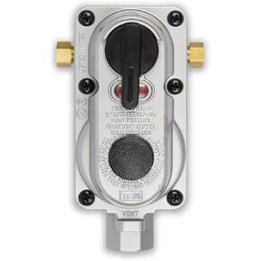 Flame King (ACR6) بدون أسلاك التوصيل المصنوعة على مرحلتين للتحويل التلقائي LP منظم غاز البروبان للمركبات الترفيهية والشاحنات والمقطورات in Kuwait