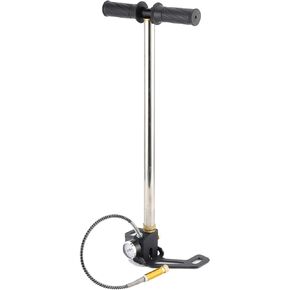 PCP Hand Pump, 3 Stage 4500Psi High Pressure Air Rifle Filling Stirrup Pump with Oil- Filter for Filling Air Rifles Scuba Diving Paintball