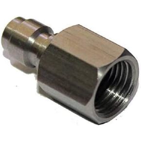 Universal 8mm 1/8" NPT Female Thread Stainless Steel Quick-Disconnect Plug Adapter PCP Paintball Charging Fittings