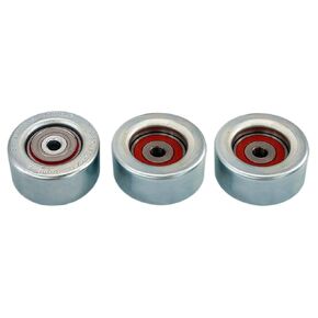 Fudatong Idler Pulley Kit Fit for Toyota 4Runner Tacoma Tundra Hilux 4.0L V6 1GRFE 2003-15 Replace # 1660331040 166030P030 1660431020 166040P011 3 Pack