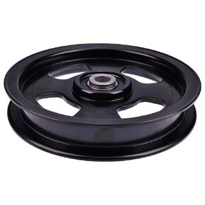 AIVWUMOT Flat Idler Pulley K5559-34880 K5639-34882 Compatible with Mower Z121S Z121S-48 Z121SKH-48 Z122E Z122E-48 Z122R-42 Z125E Z125S Z231BR ZG123S Compatible with Kubota Deck RCK42P RCK48P-124Z RCK4