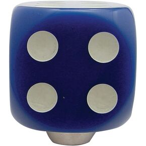 United Pacific Blue Dice Gearshift Knob W/Glow Dots