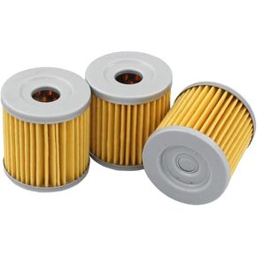 MOTOKU Pack of 3 Oil Filter for LT-Z400 LTZ400 Quadsport LTR450 Quadracer DRZ400 DRZ400E DRZ400S DRZ400SM KFX400 KLX400 400