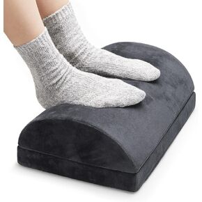 Sky Solutions Under Desk Foot Rest - Memory Foam, Ergonomic, Adjustable Footrest for Under Desk Cushion, Gaming Stool - Work from Home Essentials & Desk Accessories