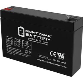 Mighty Max Battery Ride On Replacement 6V 7AH Battery for Kids Ride On Power Car Wheels