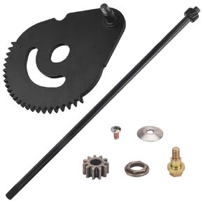 738-05078 938-05078 Steering Rod Shaft 5/8 & 617-04094 Steering Gear Assembly with Bushing, for MTD Troy-Bilt Mowers -04124 Hex Flange Bearing 61704094 948-0389 76-057