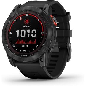Garmin Fenix 7X Solar Multisport GPS Watch, Slate Grey with Black Band (Renewed)