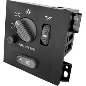 Headlight Switch & Fog Light Switch | Replacement for 2003-2007 Chevy Silverado Suburban Tahoe Avalanche GMC Sierra Yukon Cadillac Escalade & More | Replaces# 19381535, 15143597 in Kuwait