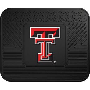 FANMATS 8920 Texas Tech Red Raiders 2-Piece Heavy Duty Vinyl Car Mat Set, Front Row Floor Mats, All Weather Protection, Universal Fit, Deep Resevoir Design