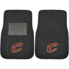 FANMATS NBA unisex-adult 2-Piece Embroidered Team Logo Car Mat Set