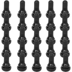 BLACKHORSE-RACING 20Pcs TPMS Rubber Snap-in Tire Pressure Sensor Valve Stem Compatible with Ford Chevy Dodge Ram Cadillac Subaru Replace #17-20008 20008 20018