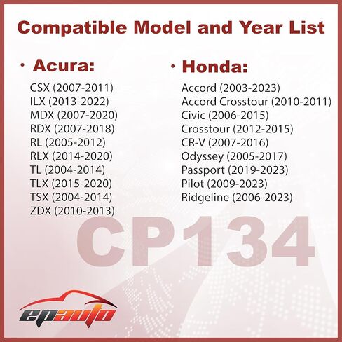 2 Pack - EPAuto CP134 (CF10134) Premium Cabin Air Filter includes Activated Carbon in Saudi Arabia