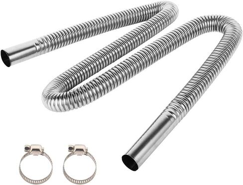 2.5 سنتيمتر/1 بوصة 120 سنتيمتر أنبوب العادم الداخلي الفولاذ المقاوم للصدأ العادم الأنابيب الصلب وقوف السيارات سخان الهواء العادم الأنابيب الغاز سخان السيارات الفولاذ المقاوم للصدأ العادم تنفيس خرطوم لسخان الديزل in Kuwait