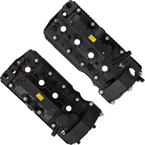 D2P Engine Valve Covers Pair Replacement Left Right Compatible With 2002-2010 BMW 545i, 550i, 645Ci, 650i, 745i Replaces 11127563474 in Saudi Arabia